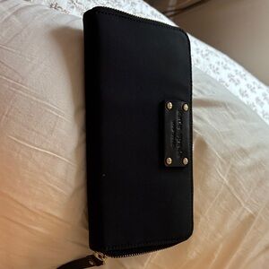 Kate Spade Black Zip-Around Wallet